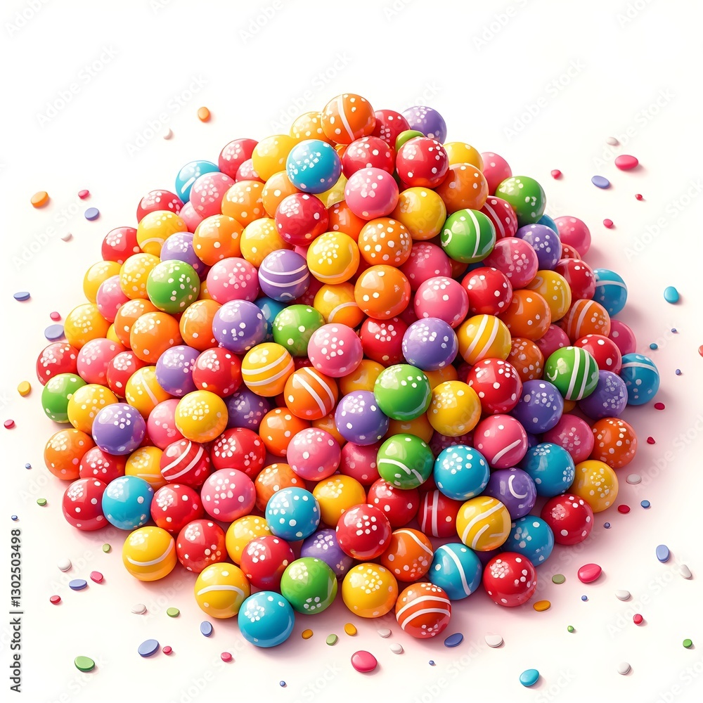 Fototapeta premium colorful chocolate candies