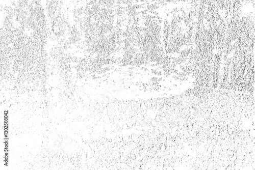 Grunge Moss Texture on Transparent Background for Overlay Effect