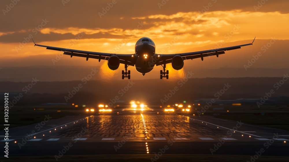 an airplane taking off with cargo containers, symbolizing global air freight logistics. an airplane taking off with cargo containers, symbolizing global air freight logistics.
