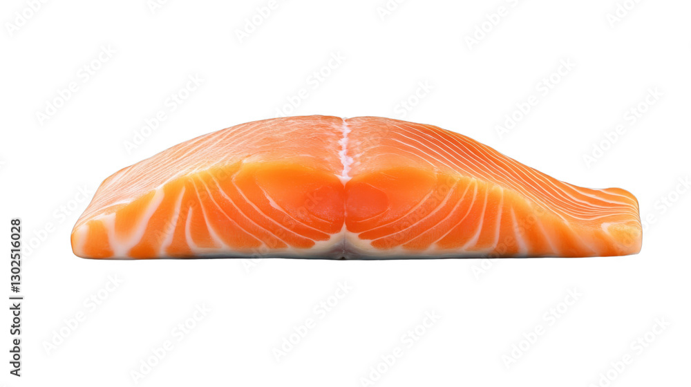 raw salmon steak isolated raw salmon steak isolated