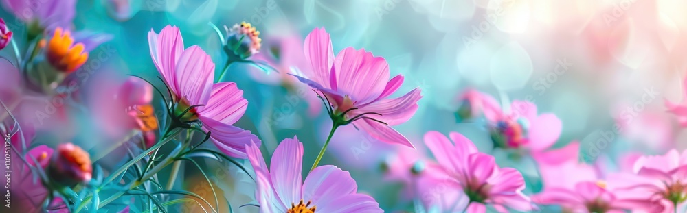 Pink flower spring summer bright natural background with colorful cosmos close up shot photography. Pink flower spring summer bright natural background with colorful cosmos close up shot photography.