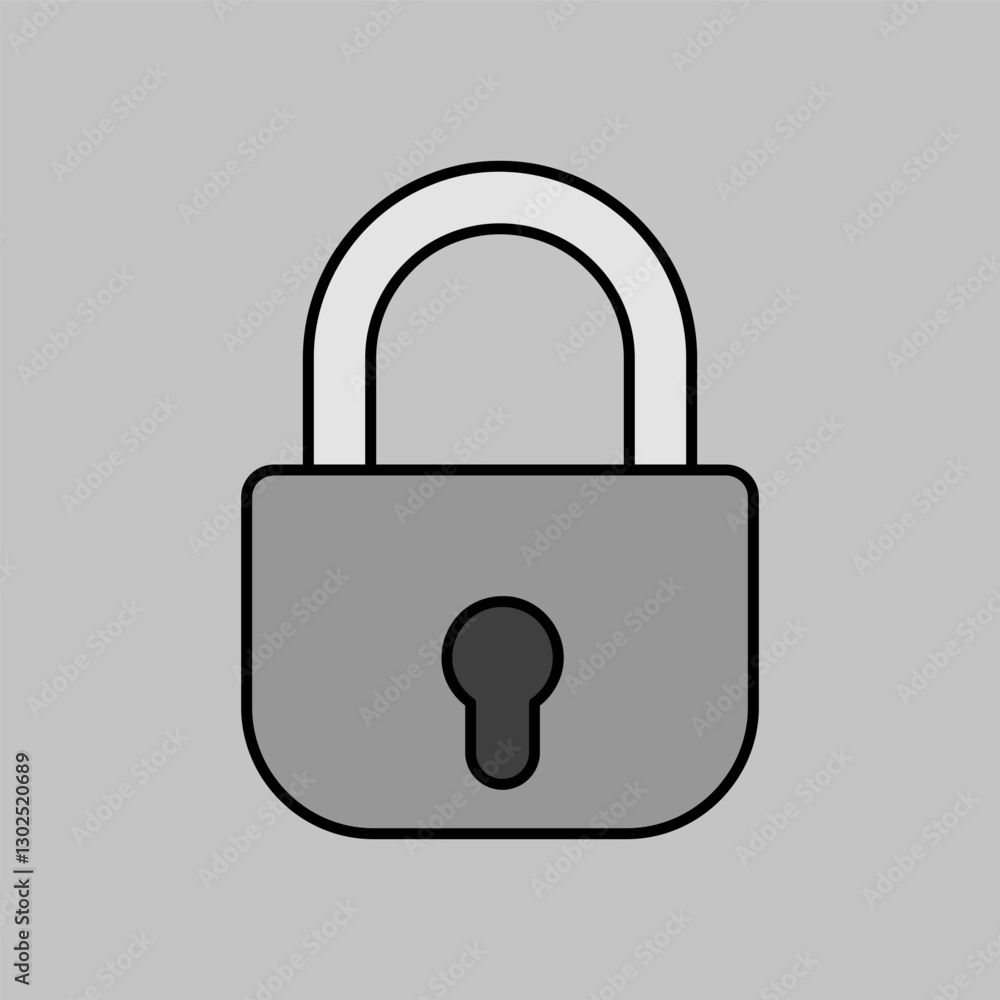 Security lock icon. Privacy and data protection Security lock icon. Privacy and data protection