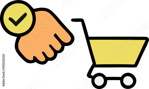 shopping cart svg icon