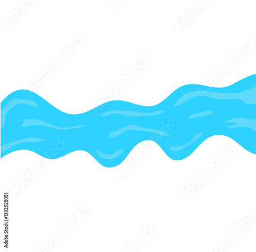 water flow river clipart vector 