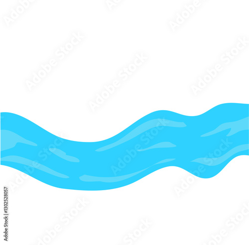 water flow river clipart vector 
