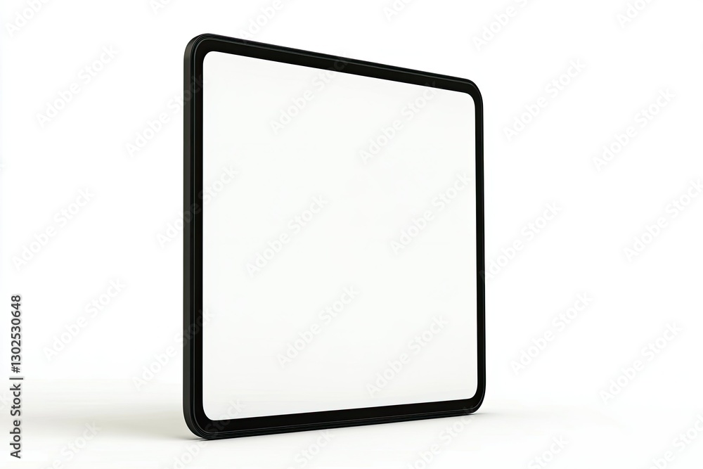 Tablet Pc Computer with Blank Screen 3D Render of Lcd Screen Pad Isolated on White Background Tablet Pc Computer with Blank Screen 3D Render of Lcd Screen Pad Isolated on White Background