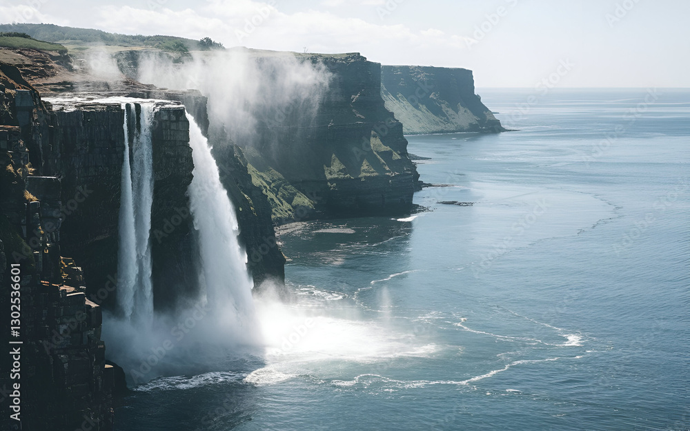 Obraz premium niagara falls from the top