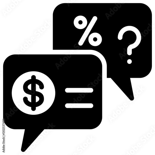 Bargain Glyph Icon