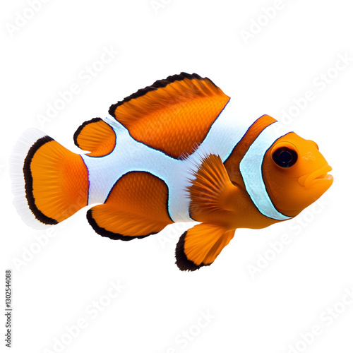 Obraz na płótnie Clownfish with Transparent Background