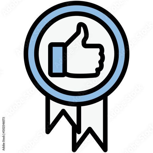Unbeatable Blue Black Icon