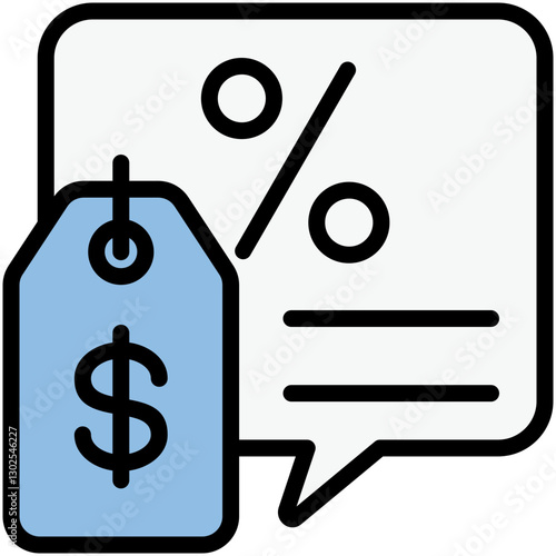 Markdown Blue Black Icon