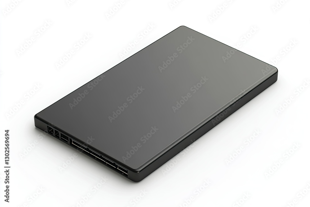 Pixel Perfect Image of Ssd on White Background 3D Scence Pixel Perfect Image of Ssd on White Background 3D Scence