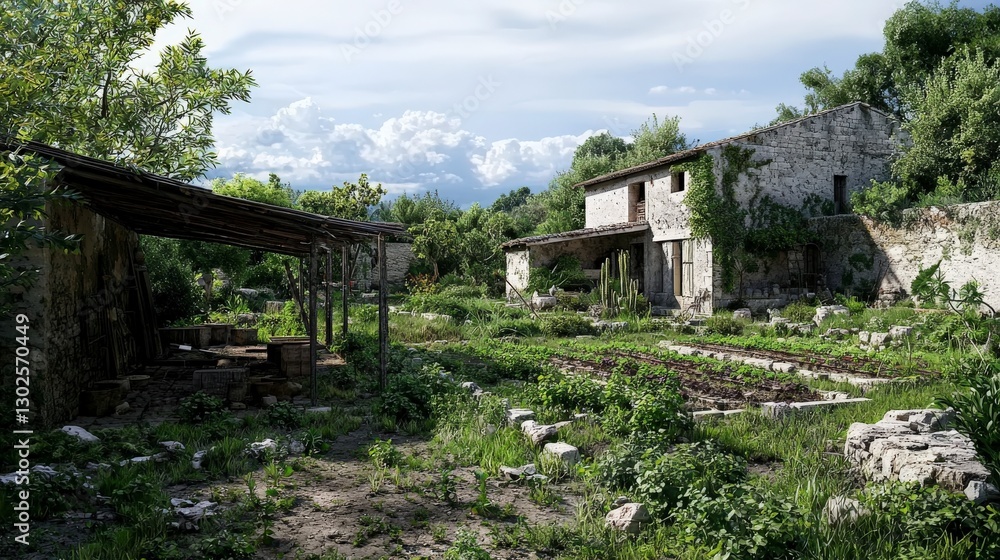 Tireless labor in roman villa fields ancient rome historical scene rural landscape ground level cultural reflection Tireless labor in roman villa fields ancient rome historical scene rural landscape ground level cultural reflection