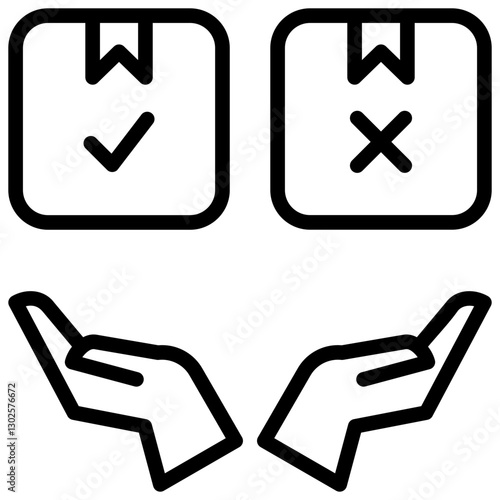 Comparison Outline Icon