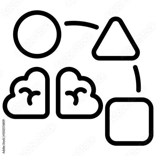 Psychographic Outline Icon