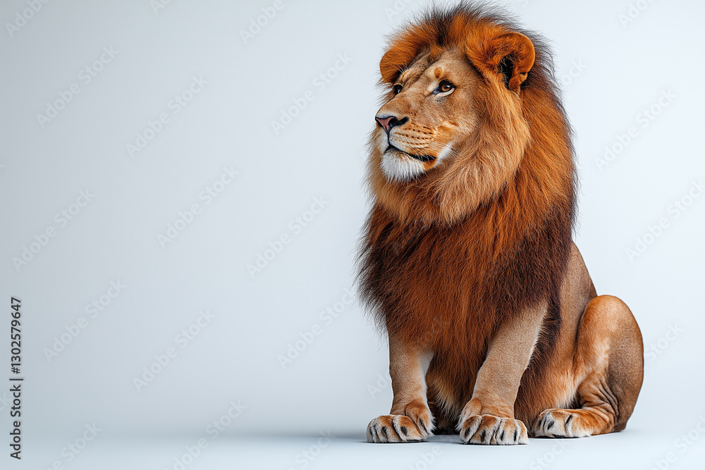 Obraz premium lion isolated on white
