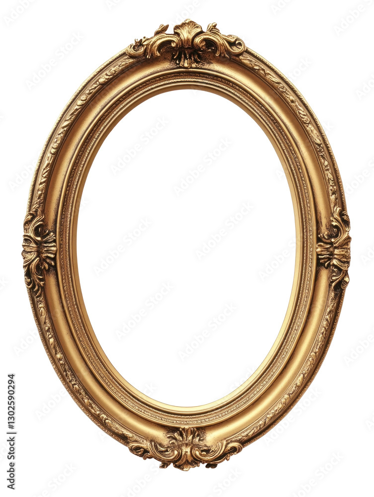 An oval shaped frame An oval shaped frame