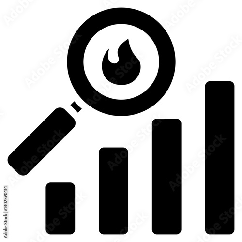 Trend Glyph Icon
