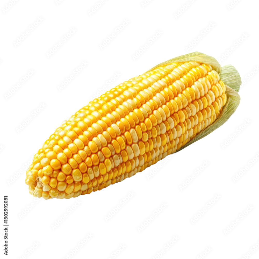 Corn on the cob isolated on white background, PNG Corn on the cob isolated on white background, PNG