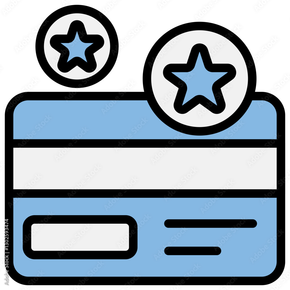 Loyalty Program Blue Black Icon Loyalty Program Blue Black Icon