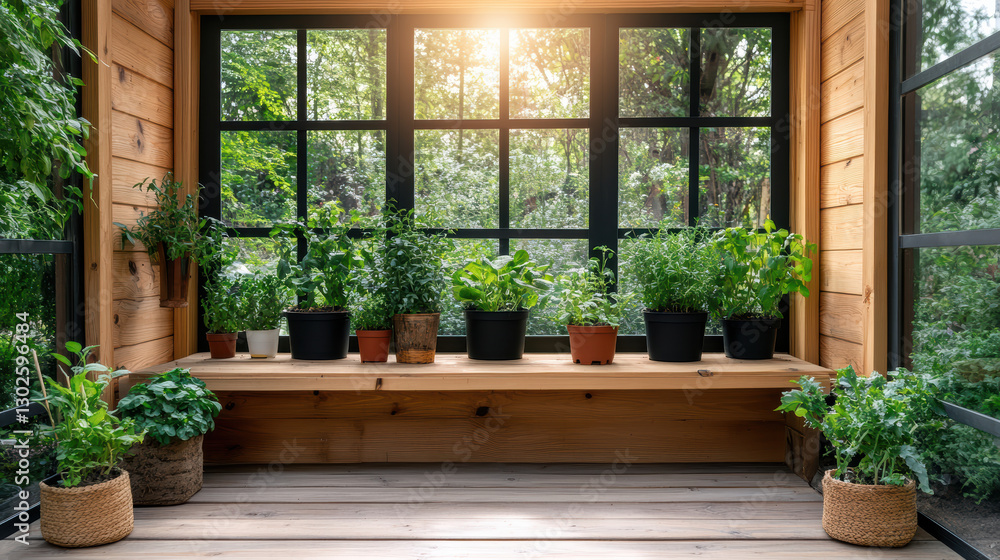 serene greenhouse filled with vibrant plants basking in sunlight serene greenhouse filled with vibrant plants basking in sunlight