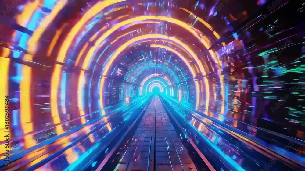 digital path through the tunnel digital path through the tunnel