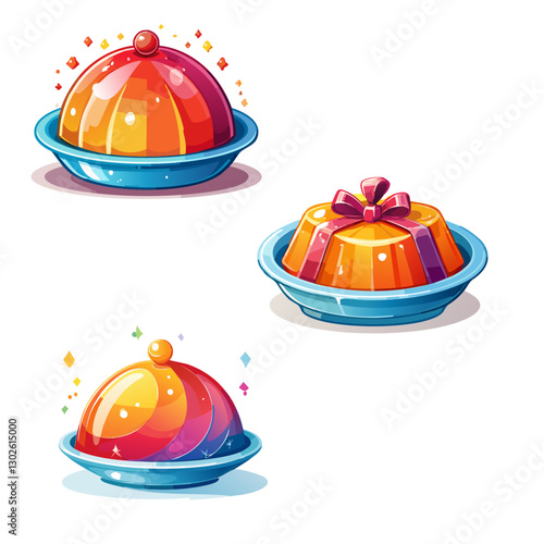color full ice dish