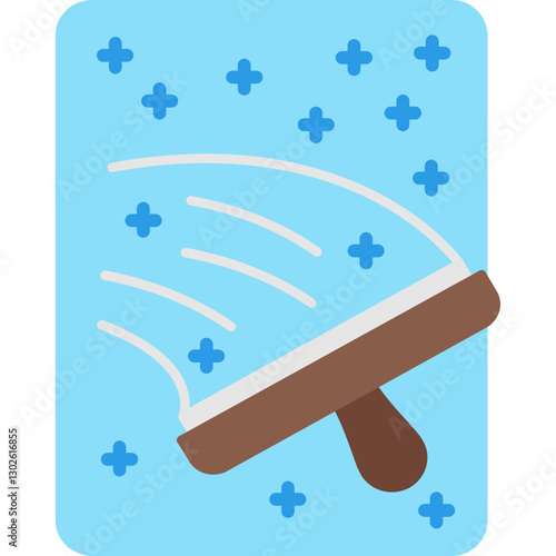 Glass Cleaner Wiper Icon