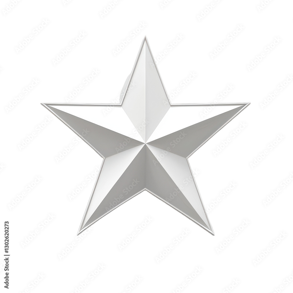 White Star Shaped isolated on transparent background, PNG White Star Shaped isolated on transparent background, PNG