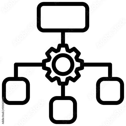 Classification Outline Icon