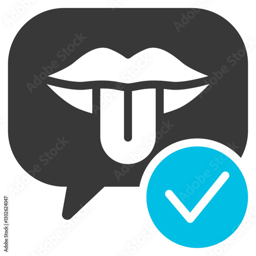 Phonology Glyph Blue Grey Icon