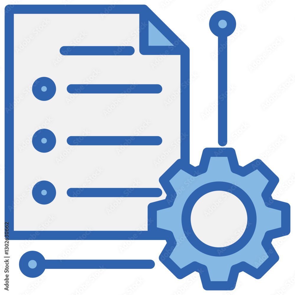 Rule Based System Blue White Icon Rule Based System Blue White Icon