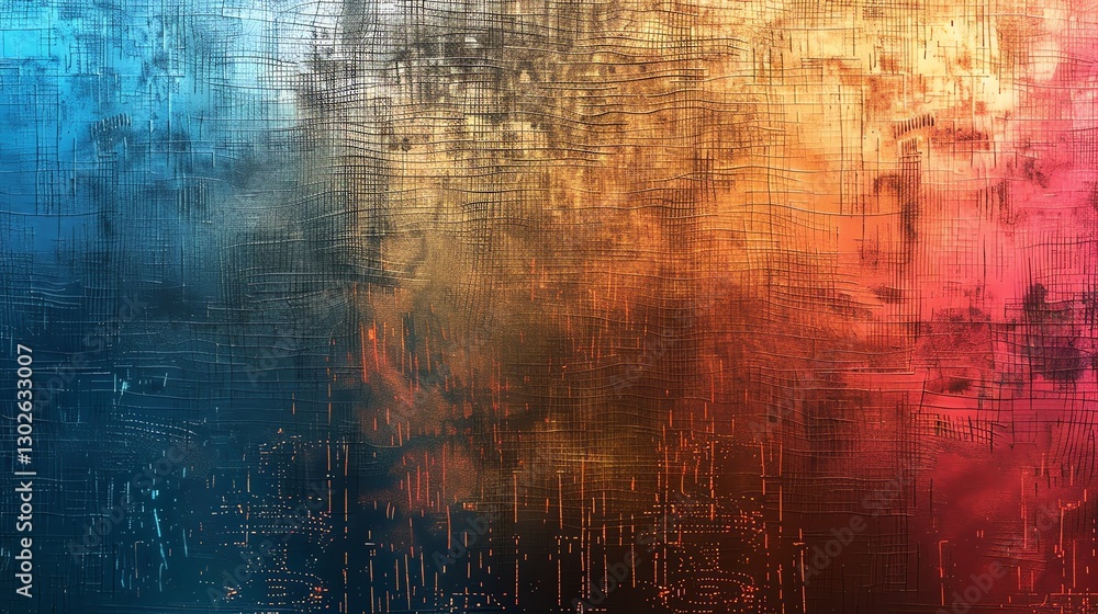 Abstract background with a grid pattern and a gradient of colors. Abstract background with a grid pattern and a gradient of colors.