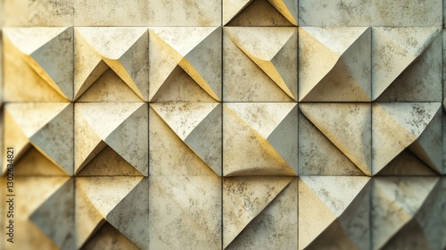 Wallpaper Mural diamonds and triangles in a repeating sequence, where each shape seems to morph into the next Torontodigital.ca