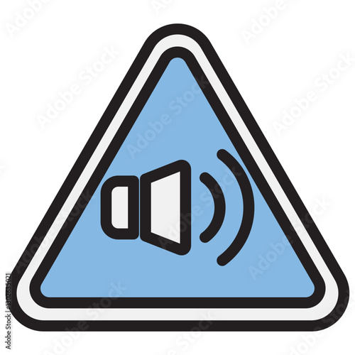 Noise Blue Black Icon