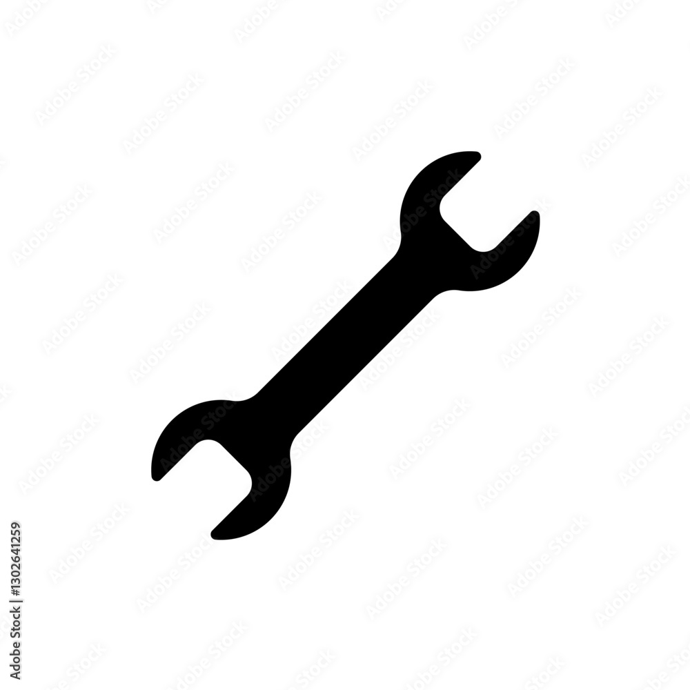 Fototapeta premium repair, wrench - vector icon