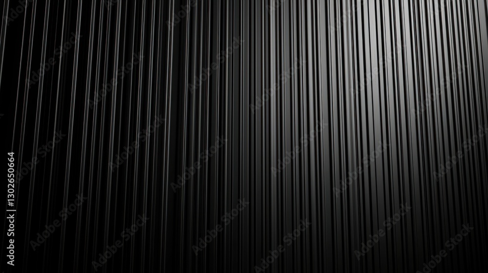Obraz premium A clean, symmetrical corrugated metal background in industrial tones, ideal for text overlay.