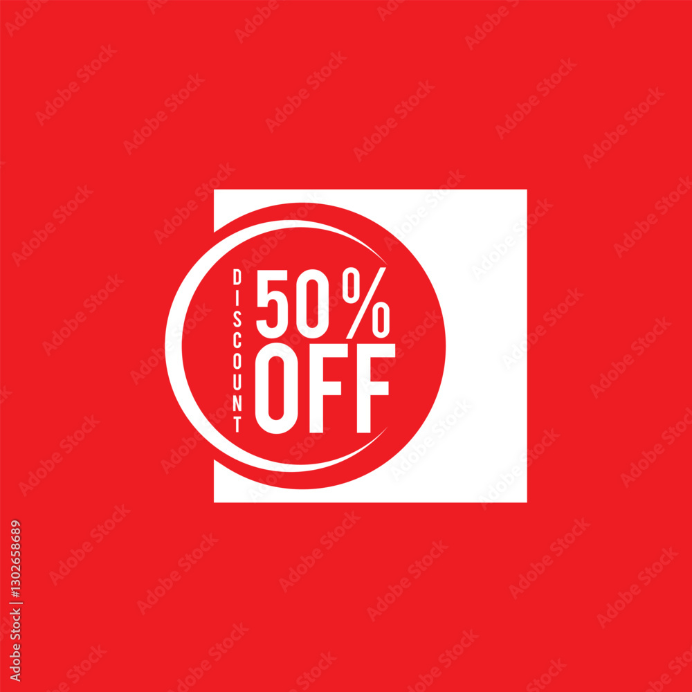 50% Off - Speech Bubble, Banner, Paper, Label Template. Vector Stock Illustration 50% Off - Speech Bubble, Banner, Paper, Label Template. Vector Stock Illustration