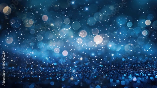 A Night Sky Full of Sparkling Lights and Glittering Dust