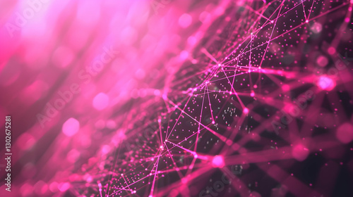 pink digital networking, internet, cyber and business background