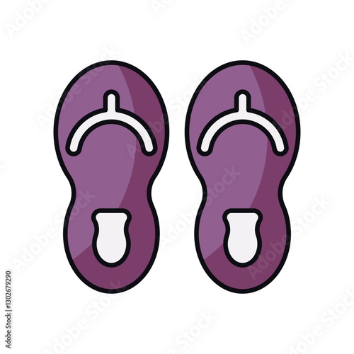 Flip Flops vector icon