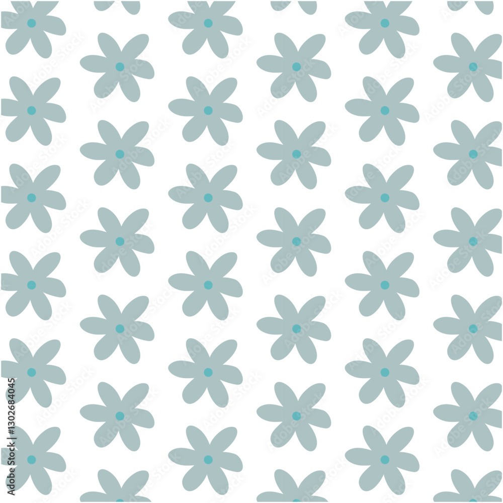 seamless pattern with flowers