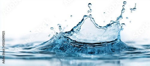 water splash isolated on white background