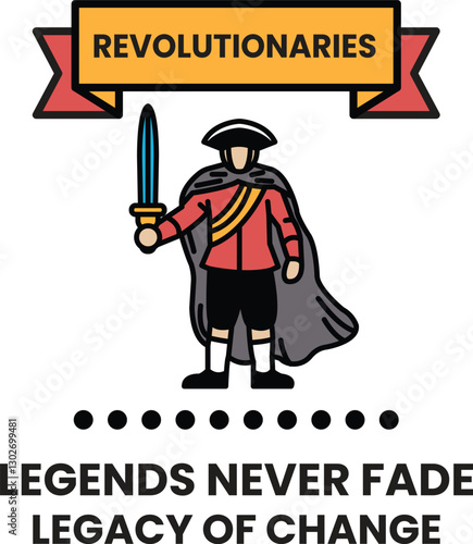 A man in a red coat holding a sword