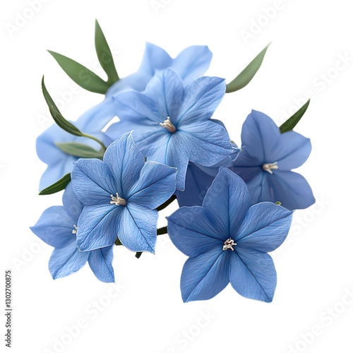 Amsonia Flower isolated on transparent background