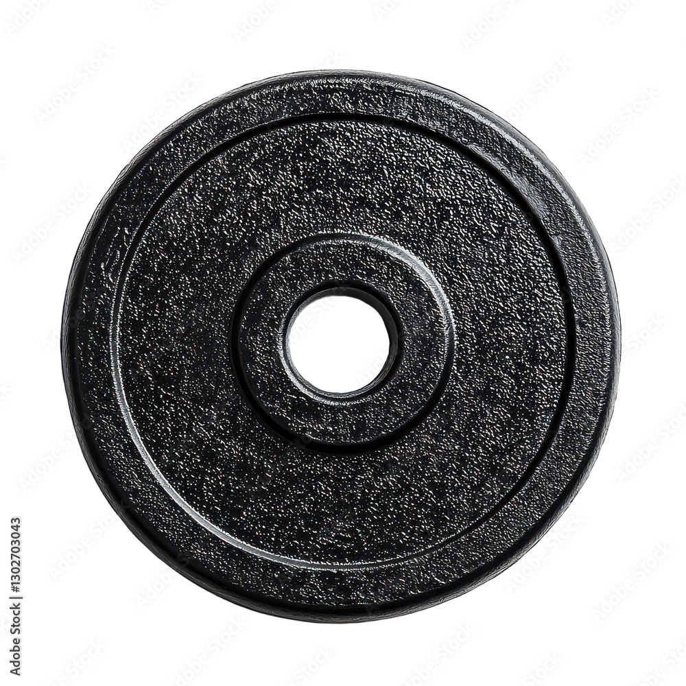 Modern Weight Plate isolated on transparent background, PNG