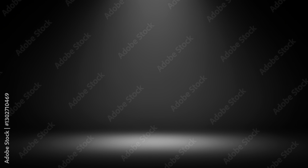 Photorealistic monochromatic studio setting with soft gray gradients and spotlight Photorealistic monochromatic studio setting with soft gray gradients and spotlight