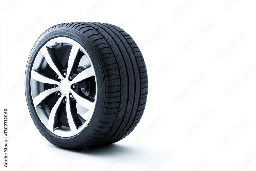 High-performance tire showcasing intricate tread design and alloy rim suitable for sports cars and racing applications High-performance tire showcasing intricate tread design and alloy rim suitable for sports cars and racing applications