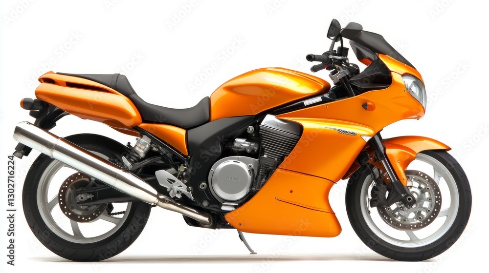 Fototapeta premium Generic Motorcycle View Exquisite Traditional Delicious