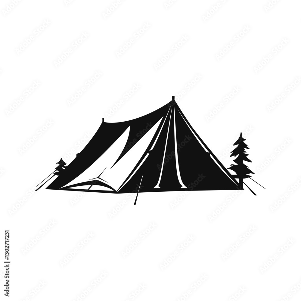 camping tent silhouette
camping tent silhouette